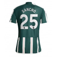Pánský Fotbalový dres Manchester United Jadon Sancho #25 2023-24 Venkovní Krátký Rukáv